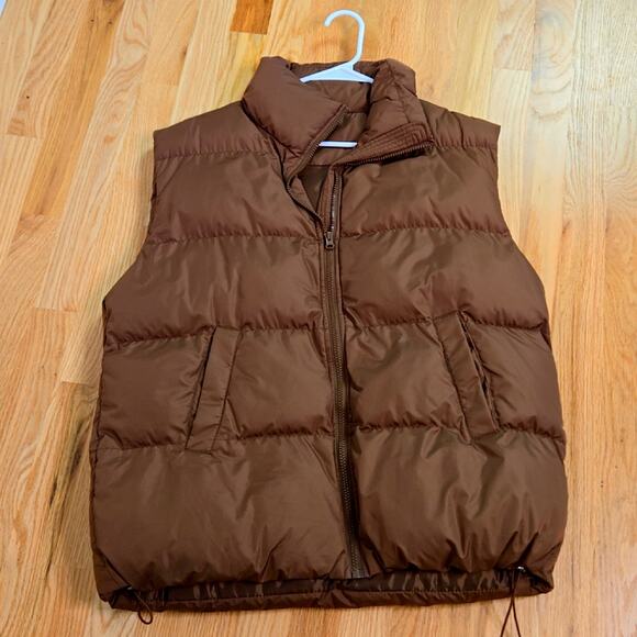 Dazy women's Zip Up Snap Button Padded Vest - Picture 2 of 7